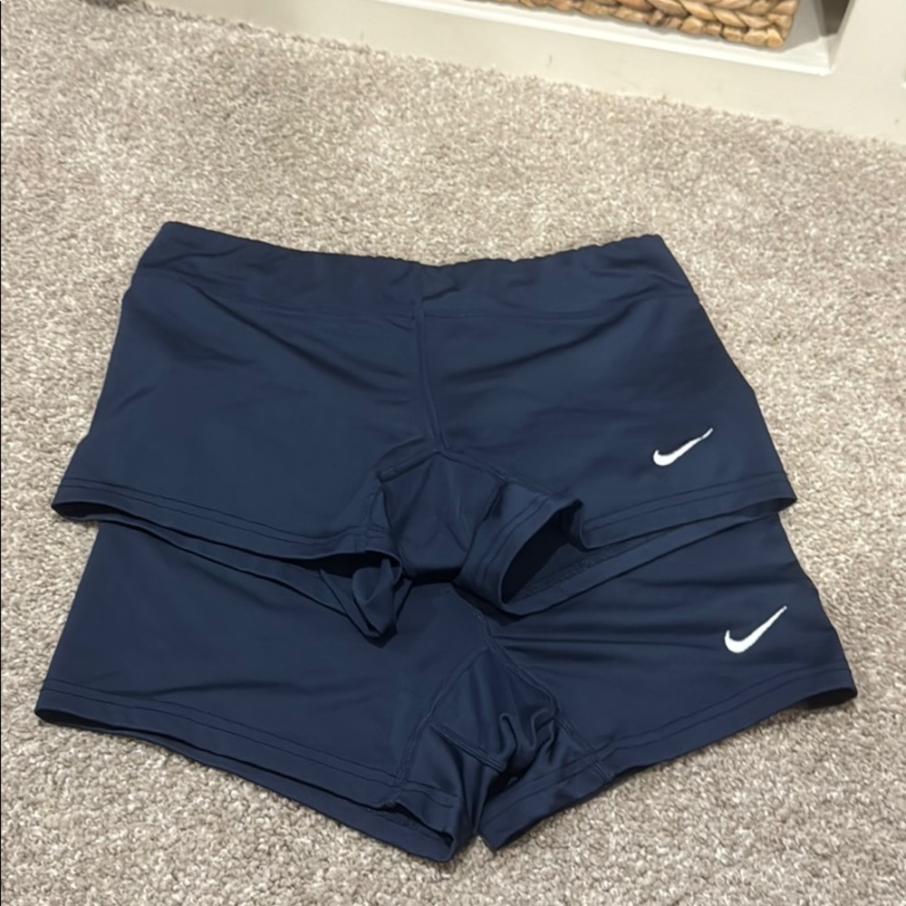 Navy blue Nike volleyball spandex